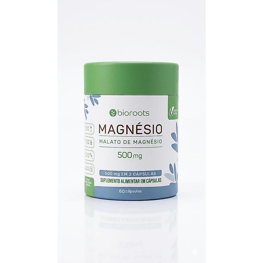 Bioroots Magnésio 500g C/60 cápsulas
