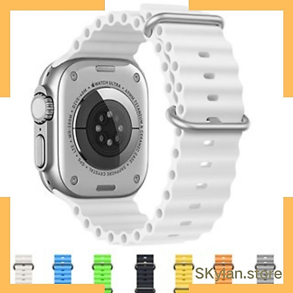 Pulseira Oceano Silicone Compativel Relogio Apple iWatch series 8 7 6 5 4 3 se 3
