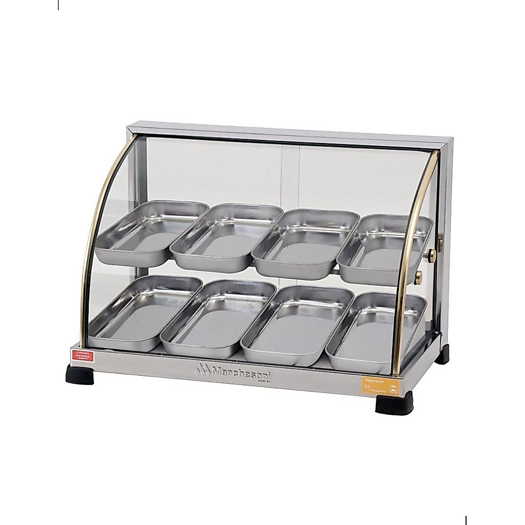 Estufa Para Salgados 8 Bandejas Dupla Linha Ouro Marchesoni 127v OU 220v