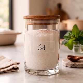 48 Etiquetas Minimalistas Adesivos Para Potinhos de Temperos Cozinha 5x2cm