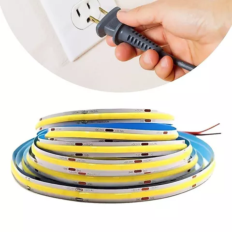 Fita Led Cob 480 Leds 18w/m Ligação Direta na Rede 127v ou 220 IP44 10mts