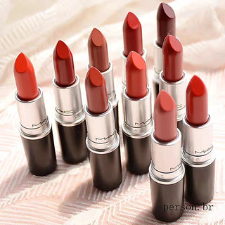 Novo Batom Matte Mac 3.5g, Maquiagem Luxuosa, Matte Mac Kiss Batom 3.5g Fosco Hidratante …