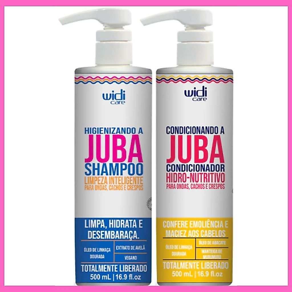 Kit Juba Higienizando Shampoo 500ml + Condicionador 500ml - Widi Care