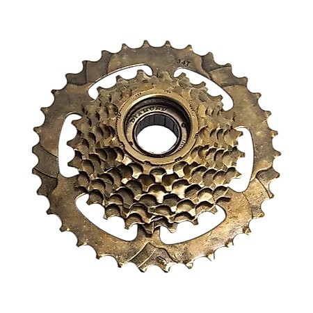 catraca mega ranger 14-32d roda livre index 7v 21 marcha para bike bicicleta mtb — imagem 2 de 2