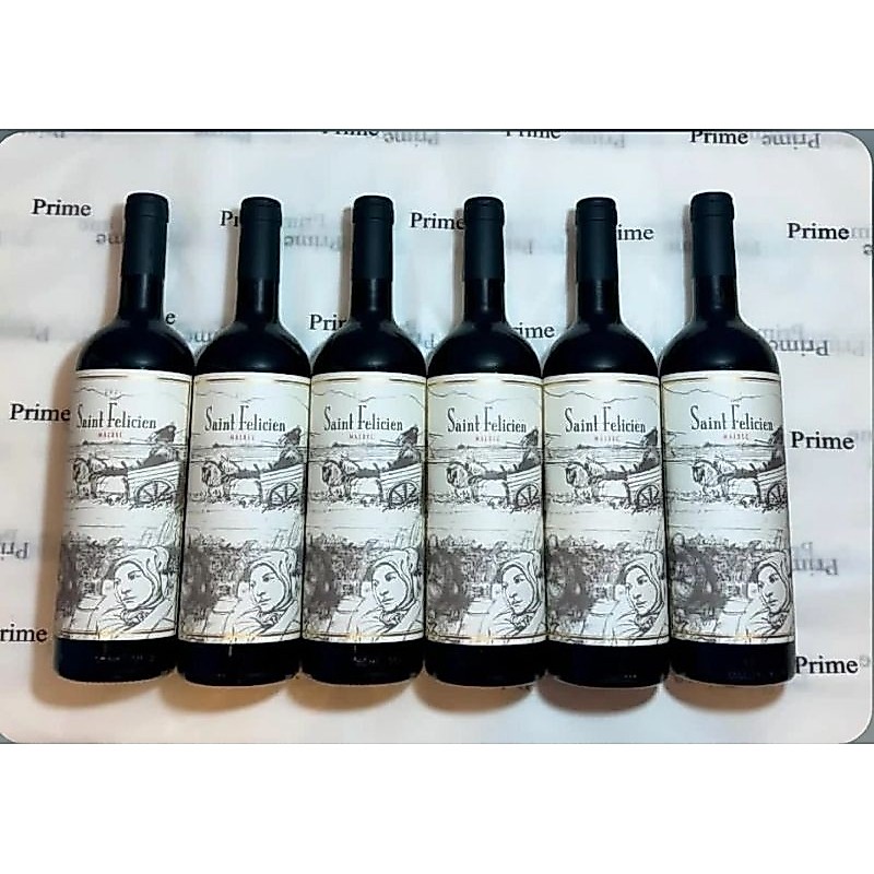 VINHO TINTO SAINT FELICIEN MALBEC 750 ML CX C/6 GARRAFAS