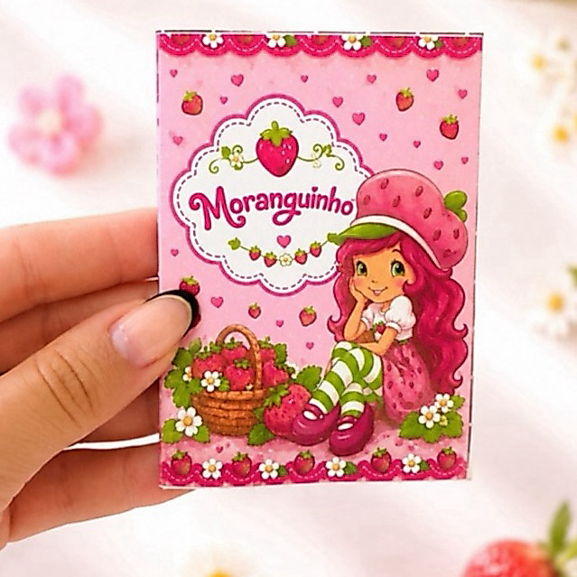 LIVRINHO DE COLORIR MORANGUINHO PERSONALIZADO/ Lembrancinha de festa/ Aniversário