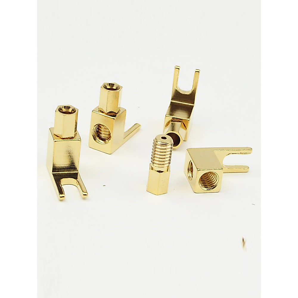 Plugue de conversão de áudio amplificador de áudio amplificador de potência Y-pino para Banana plug alto-falante cabo de