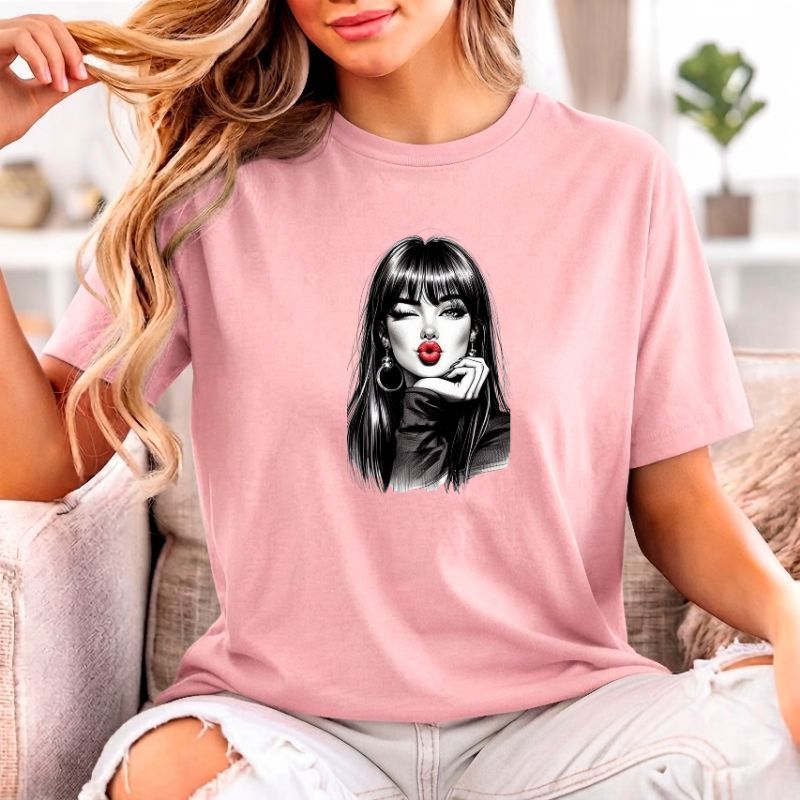 Camiseta feminina perfeita para academia musculação esporte e caminhada camisa 100% algodão