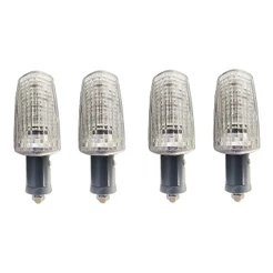 4 Setas Sinaleira Pisca Cristal Compatível XRE 300 CB 300 CBX 250 Titan Fan 150 125 padrão original Dianteiros Traseiros