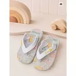 Sandália Chinelo Infantil Confortável com Elástico Antiderrapante Leve Macio Estampado