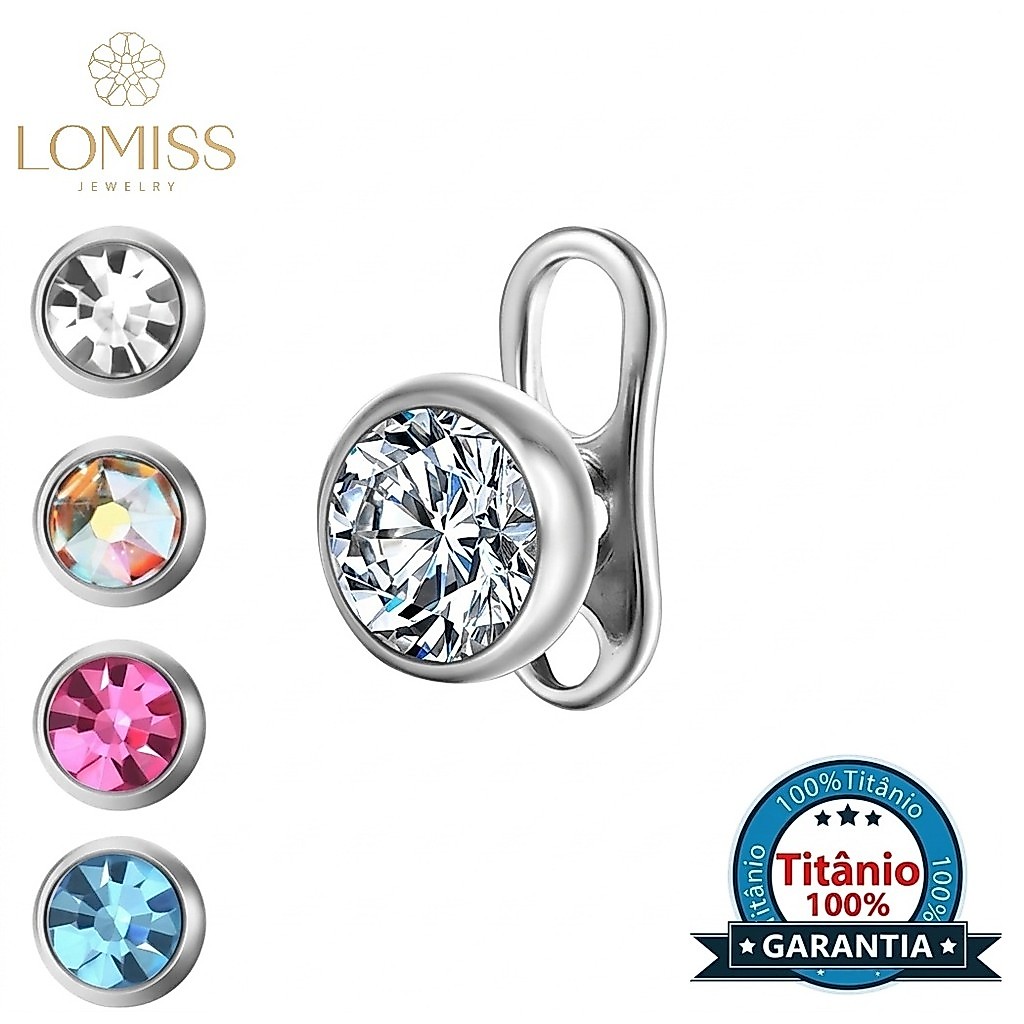 LOMISS Piercing Microdermal Titânio G23 / Rosto Queixo Piercing Peito Lomiss piercing