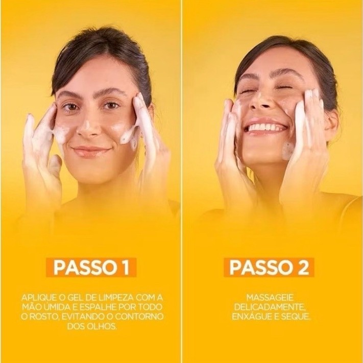 Sabonete de Limpeza Facial Garnier Uniform & Matte Vitamina C Antioleosidade — imagem 2 de 2