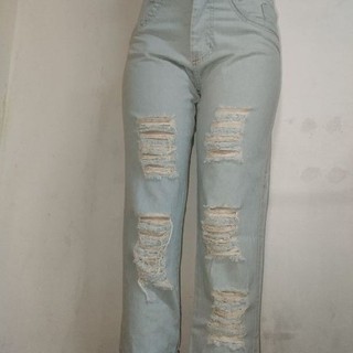 Calça corsário jeans feminina, Corsário destroyed feminina.