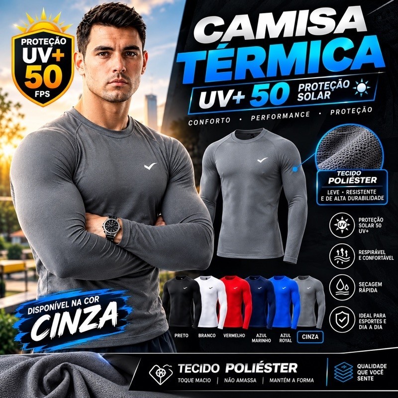 CASACO TÉRMICO FATOR UV+50 MOTO BOY, MOTO UBER