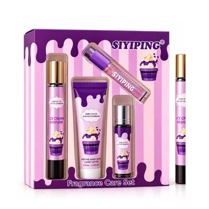 Kit Sobremesa com gloss, perfume e creme - (1 unidade) — imagem 2 de 2