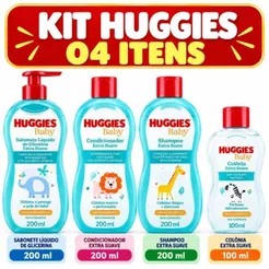 Kit Huggies de higiene infantil Extra Suave Livre de Lágrimas (Val.: 03/2028)