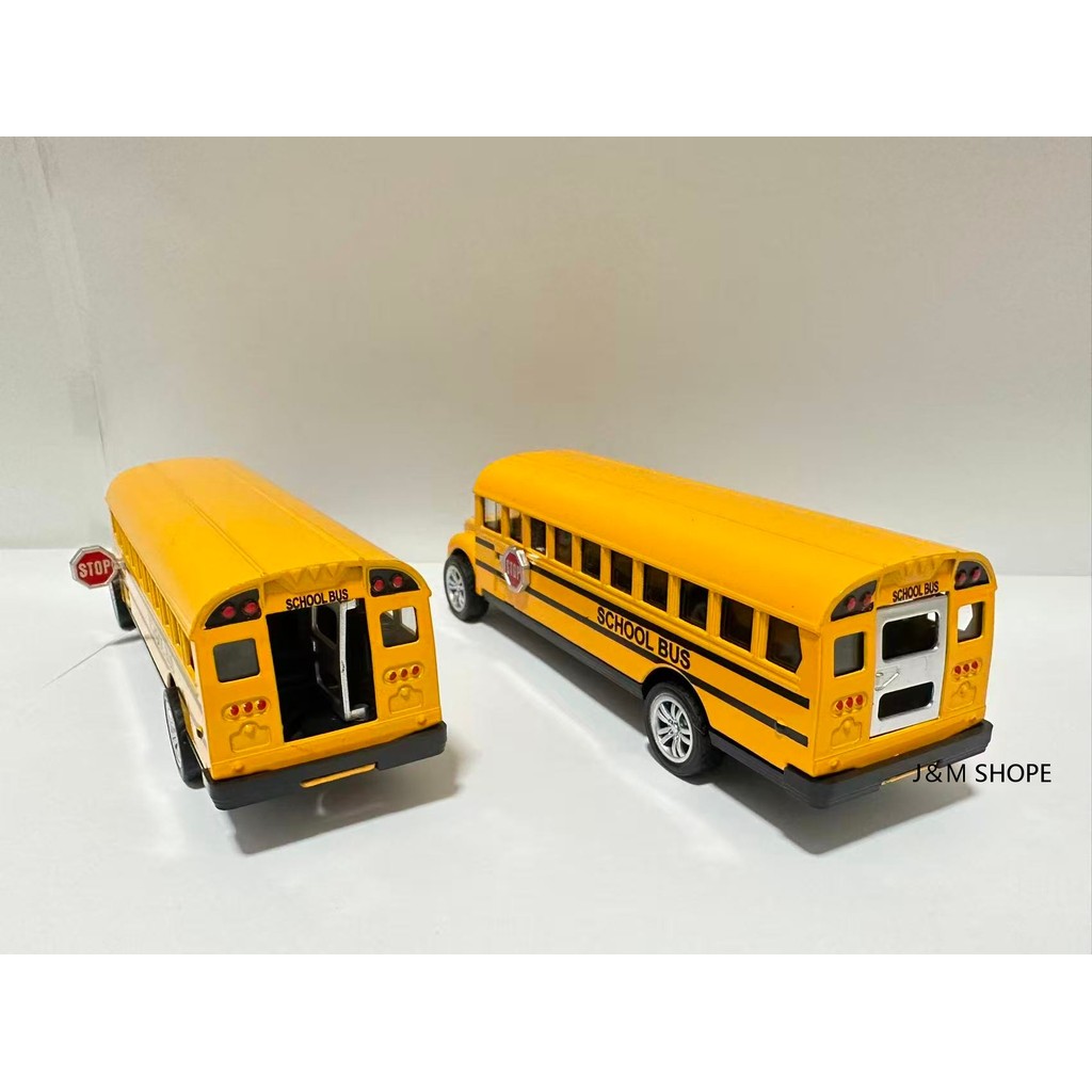 Brinquedos Miniatura Ônibus Escolar de Metal Abre Porta Ferro Stop