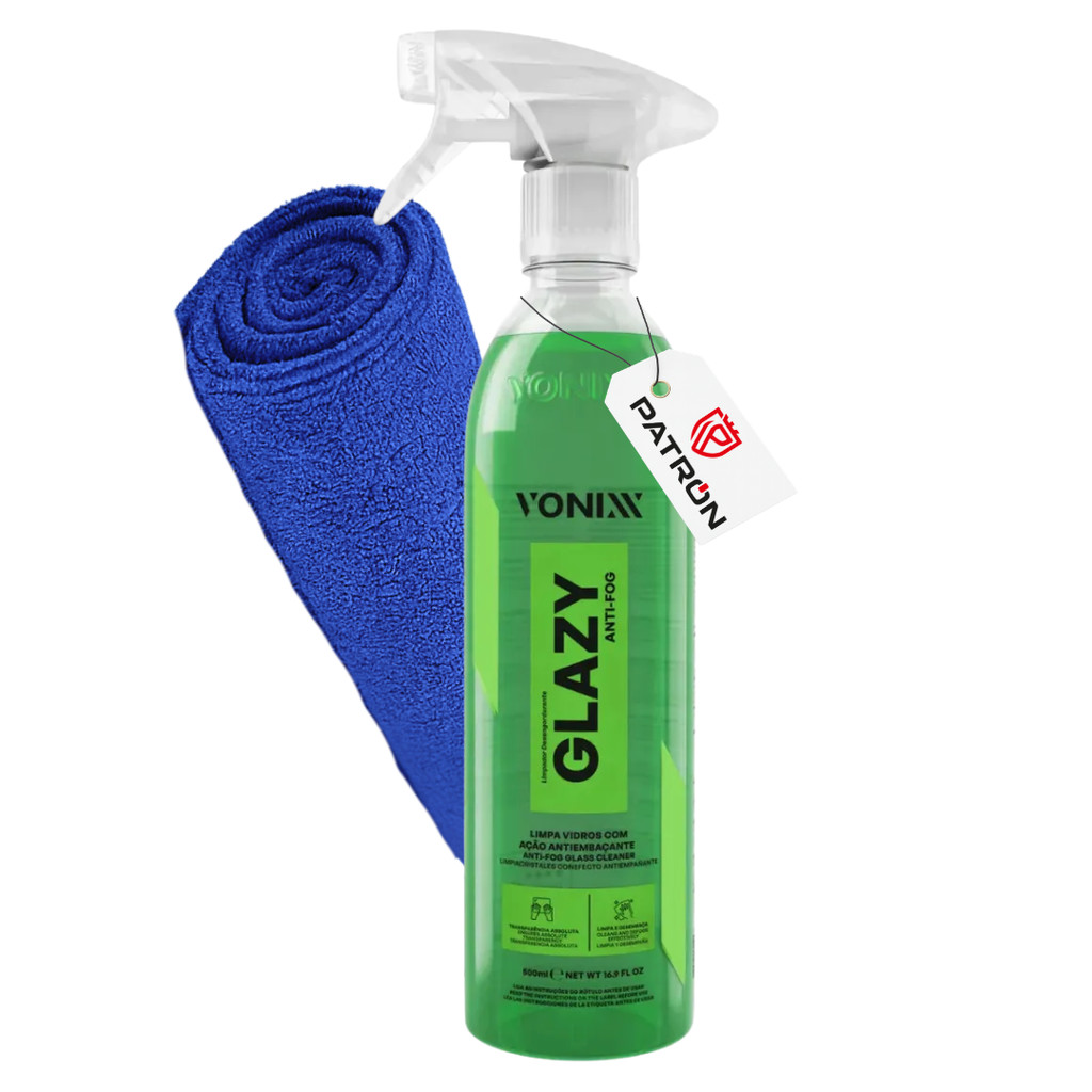 Glazy Anti Fog Vonixx 500ml Anti Embaçante P/ Vidros + Pano em Oferta na Shopee