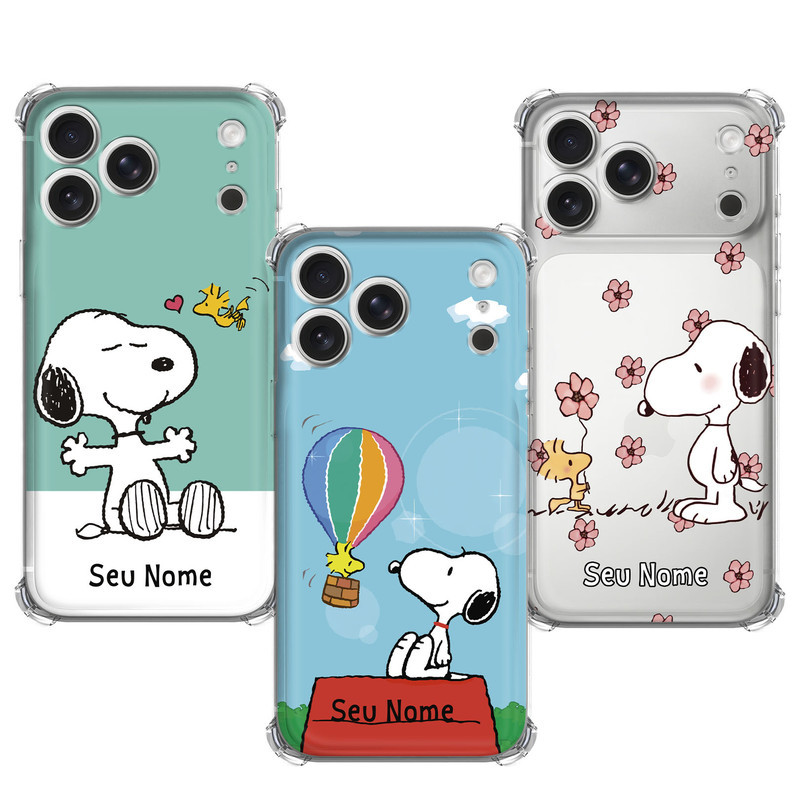 Capinha compatível com iPhone 17 Pro Max - Snoopy