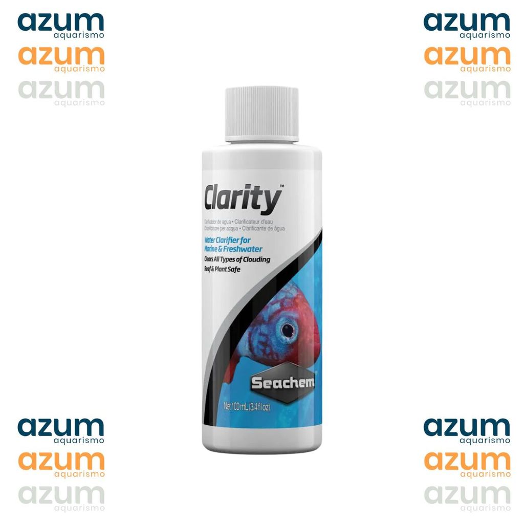 Clarity 100ml Seachem Condicionador Clarificante Para Aquário Doce e Salgado