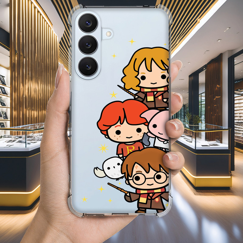Capa Capinha GALAXY A24 A23 A22 A21S A21 A20S A20 A17 A16 A15 A14 Anti-impacto Personalizada geek POTTER HARRY (3441)