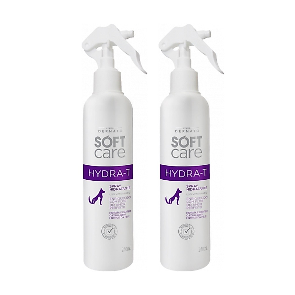 2 Soft Care Hydra-t Spray Hidratante Pet Society 240ml