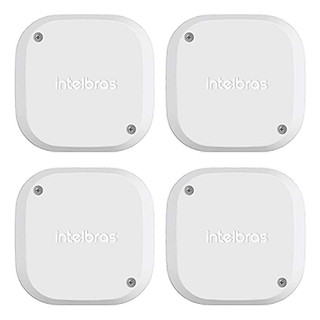 Kit 4 Caixas Organizadora de Plugs e Passagem de Cabo Para CFTV VBOX 1100 Intelbras