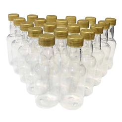 50 Garrafinhas 50ml Tampa OURO Fechada Off (CHOCO)