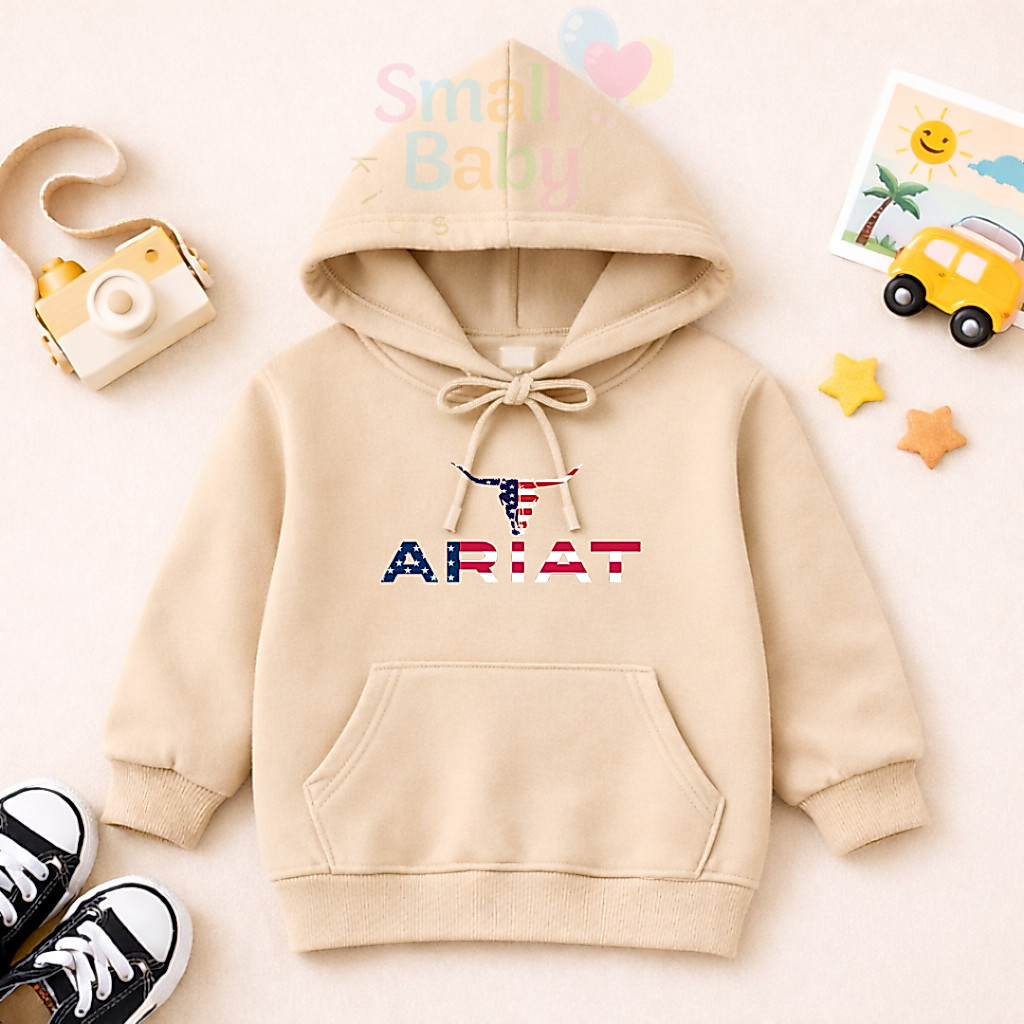 Moletom Canguru Blusa Infantil Unissex Boi Ariat Usa Moda Country Texas Cavalgada Montaria Estampado