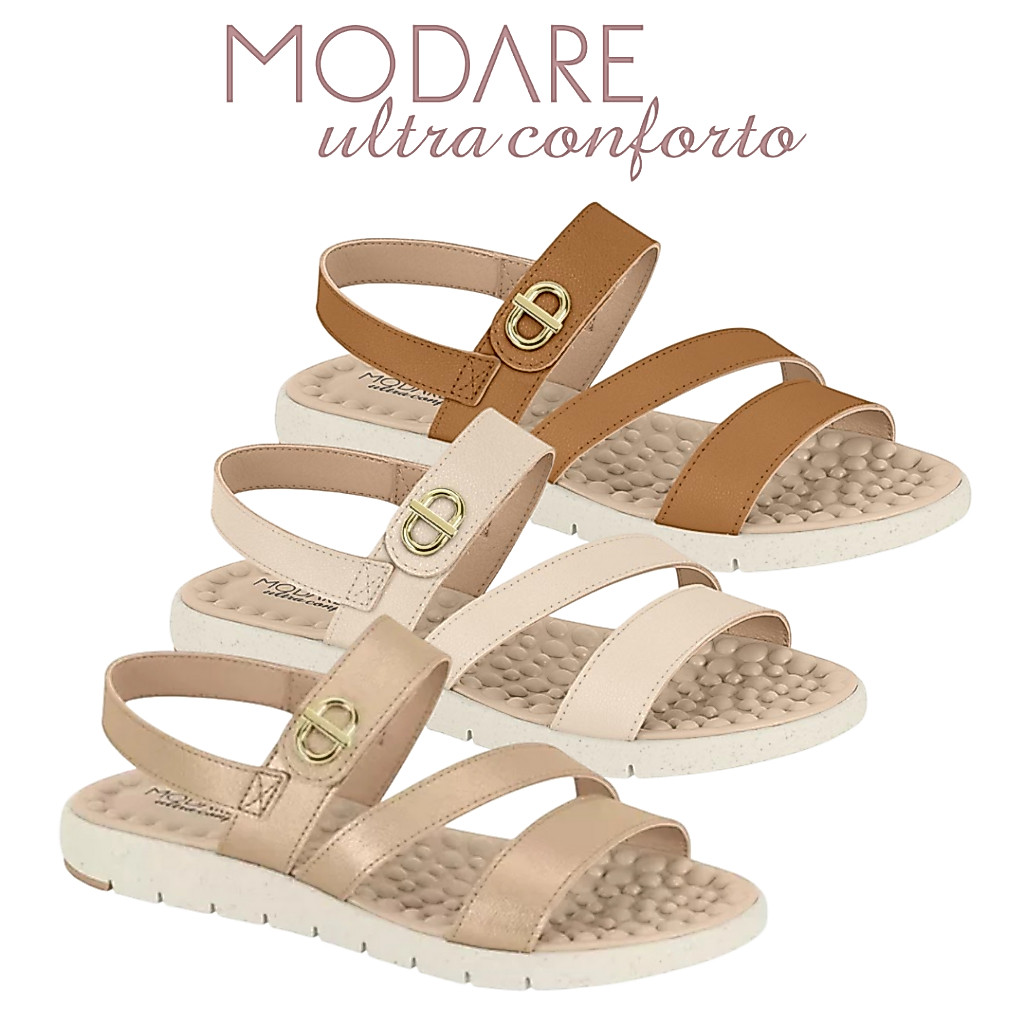 Sandalia Ortopedica Feminina Modare Ultra Conforto Esporão