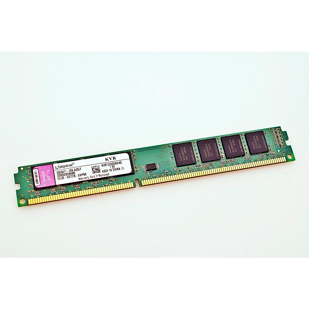 Memória RAM para PC DDR3 4GB 1333MHz Kingston - KVR1333D3N9/4G