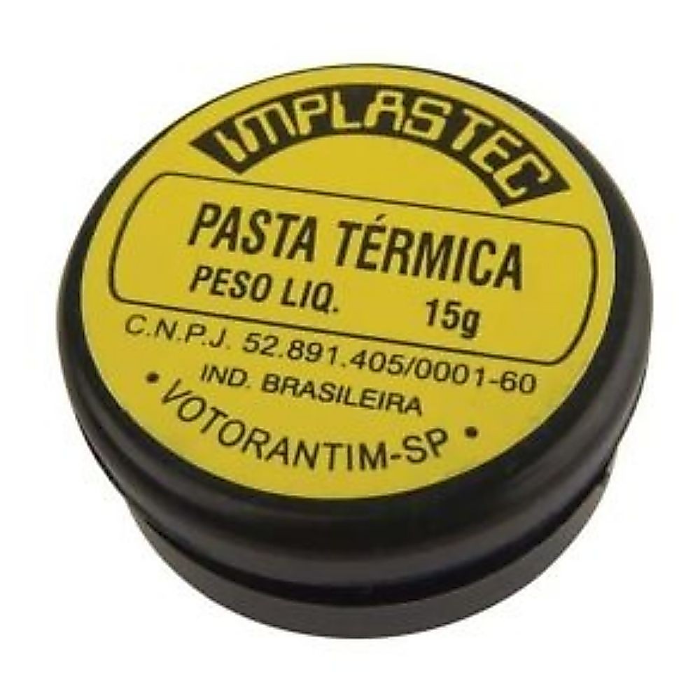 Pasta Térmica em Pote 15g Implastec Ferramentas Casa Decoração Dissipador de Calor Temperatura