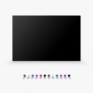 Painel Magnetico Liso + 12 Imãs Decorativos