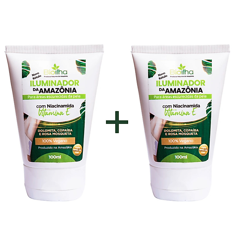 Ki Com 2 Creme Clareador Íntimo Bioilha | Axilas, Virilha, Manchas Escuras | Niacinamida + Dolomita