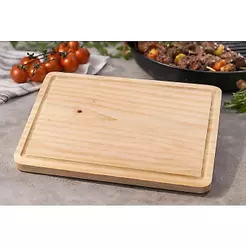 Tábua de Carne para Corte em Madeira Pinus 40x30 cm