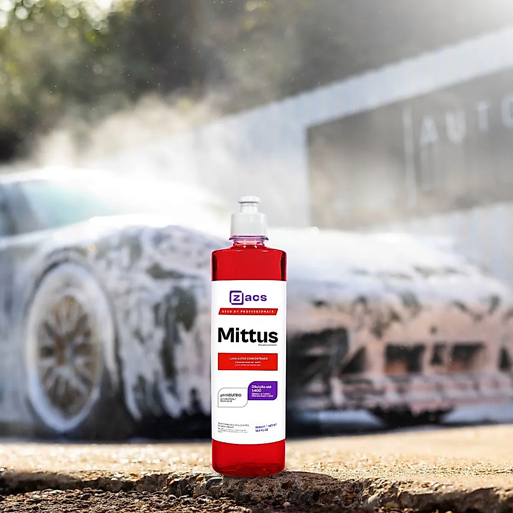 Mittus Lava Autos Concentrado Shampoo Automotivo Zacs 500ml · foto 2