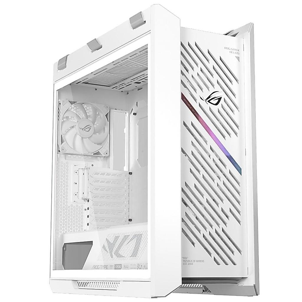 Gabinete Gamer Asus ROG Strix Helios II White, RGB, Mid Tower, ATX, Com 4 Fans,