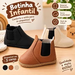 Botinha masculina bebe estilo jequinha sapatao cores