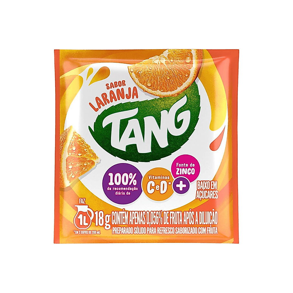 Tang Refresco em pó sabor laranja 18g