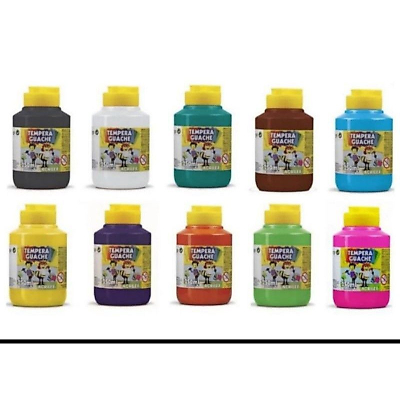 Tinta / Tempera Guache 250ml Acrilex