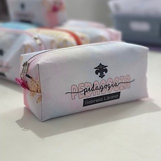 Kit 29 estojos personalizados com nome | Escolha seu tema | Profissões