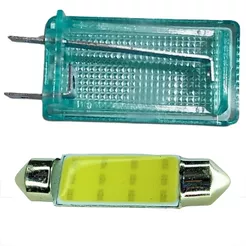 PLAFONIER TETO E PORTA MALAS UNIVERSAL COM LÂMPADA LED TORPEDO 12V