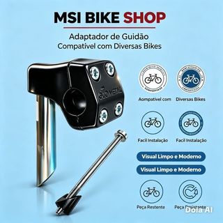 Mesa Suporte De Guidão Frontal+ Parafuso Expander Caneta 21.1mm Bicicleta Bmx Cross Freestyle Bike