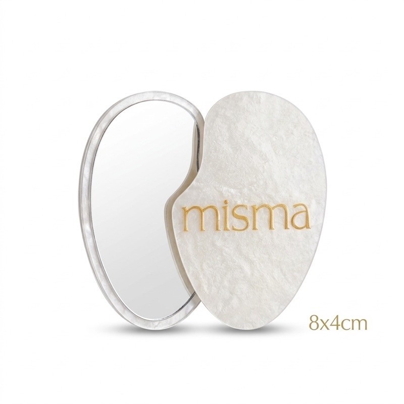 Kit Espelhos De Bolsa em Acrílico Personalizado 8cm Beleza Maquiagem Mimo Presente