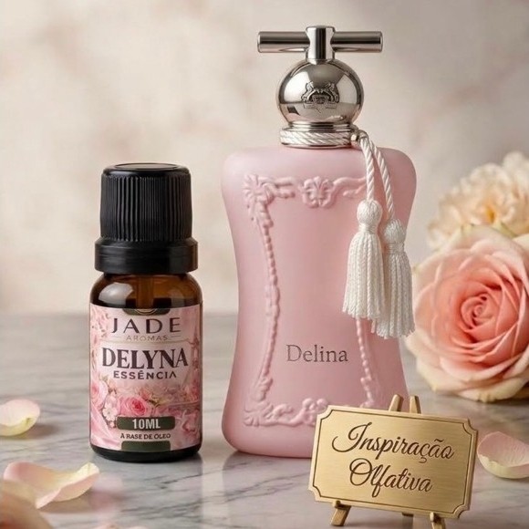 Essência Delyna Jade Aromas 10ml - Inspiração Floral Sofisticada Para Difusor