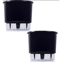 Vaso Raiz Autoirrigável 16x14cm N3 Médio Auto Irrigável Temperos Plantas Flores Anti Dengue
