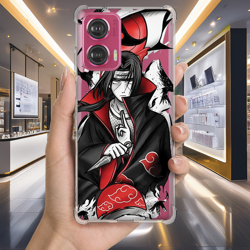 Capa Capinha MOTO G30 G20 G10 G15 G14 G13 G9 POWER PLUS PLAY G8 Anti-impacto Personalizada anime ITACHI naruto (3353)