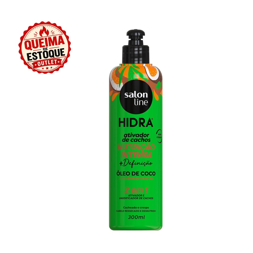 Ativador de Cachos Hidra Nutrição Intensa Salon Line 300ml