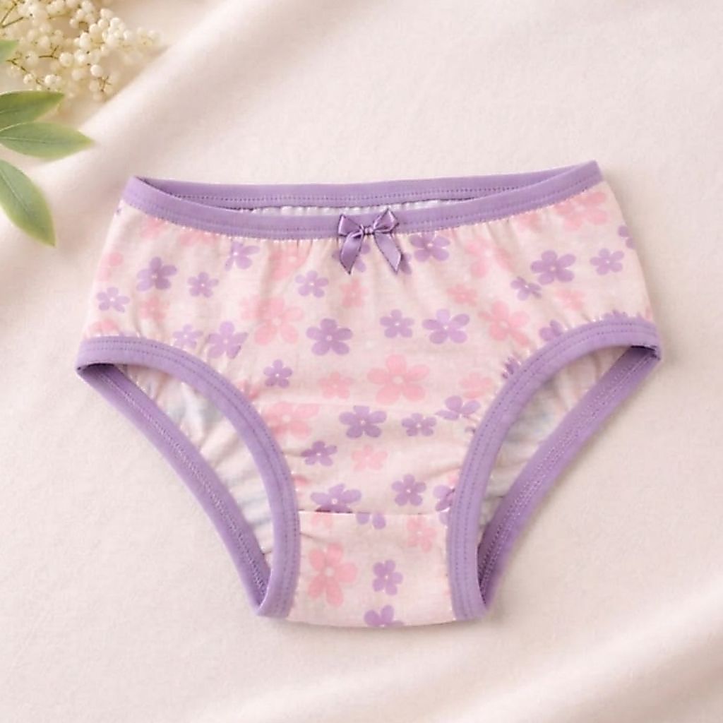 Calcinhas Moda Infantil Para Meninas Cós Elástico Confortável Estampada