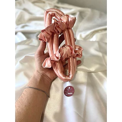 Modelador de cachos e ondas para cabelos curtos e médios em cetim premium fininho Heatless curls